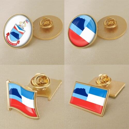 Sabah of Malaysia Flag National Emblem Brooch Badges Lapel Pins