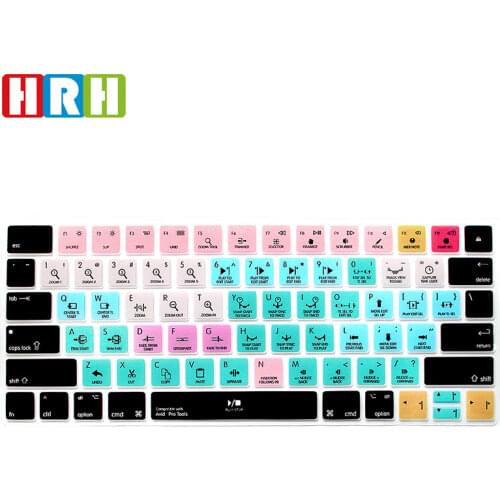 HRH Avid Pro Tools Hotkey Shortcut Functional Keyboard Cover Keypad Silicone Skins Protector For Apple Magic MLA22B/A US Version