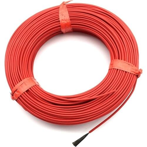 20 m 12 k 33 ohm Infrared Heating Floor heating Cable system 2.0mm carbon fiber wire Electric floor hotline Thickening FF46