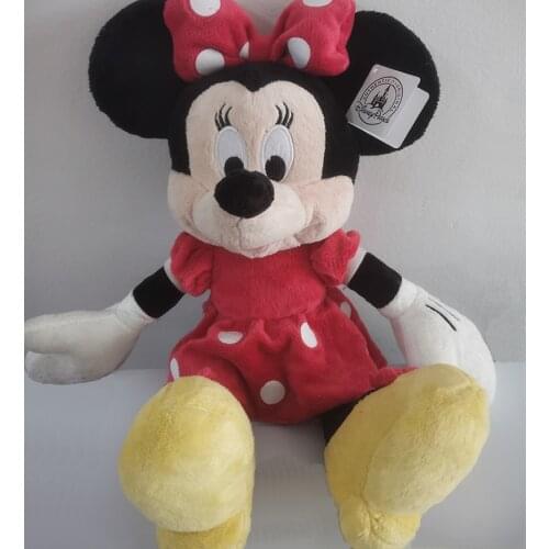 45cm Disney Classic Red Minnie Mouse Plush Toys Stuffed Soft Doll For Girl Children Birthday Gift