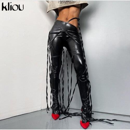 Kliou Women's Flared Trousers