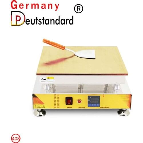 Commercial Electric Souffle Machine Single Plate Fluffy Mini Pancake Machine Baking Snack Griddle Equipment With CE