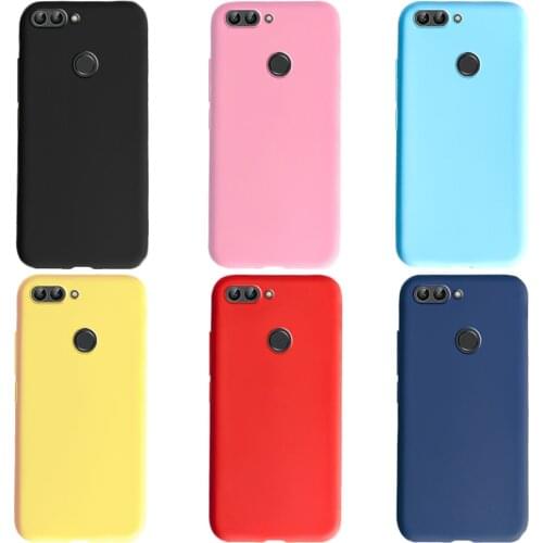 Candy Matte Phone Case For Huawei P Smart Cases Huawei PSmart 5.65 Inch Soft Silicone Back Cover For Huawei P Smart FIG-LX1 Capa