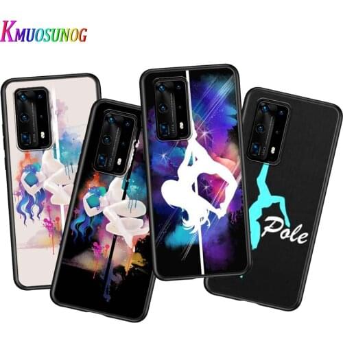For Huawei P40 P30 P20 Pro Lite E Plus 5G Matte Phone Case Pole dance dancing Fitness for Huawei P10 P9 P8 Lite Phone Cover