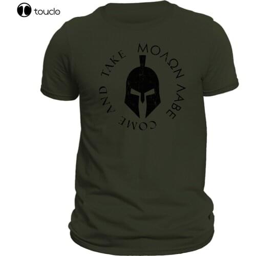 Molon Labe Spartan Warrior Helmet MenS T-Shirt