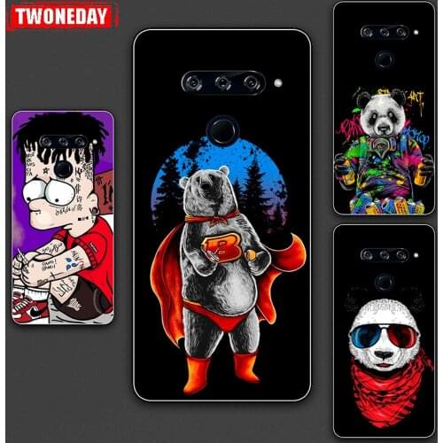 Soft Silicone Cartoons Back Cover for LG Stylo 6 5 4 X Power 3 2 Cases Phone Case Cover For LG V40 V30 V20 V60 V50 ThinQ 5G Plus