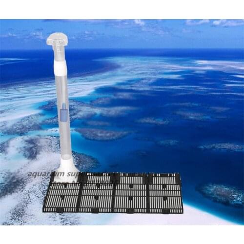 HONGYI fish tank bottom filter plate under gravel filter bottom sand for aquarium 16/24/28/32/36/48 pcs plates+ extensible pipe