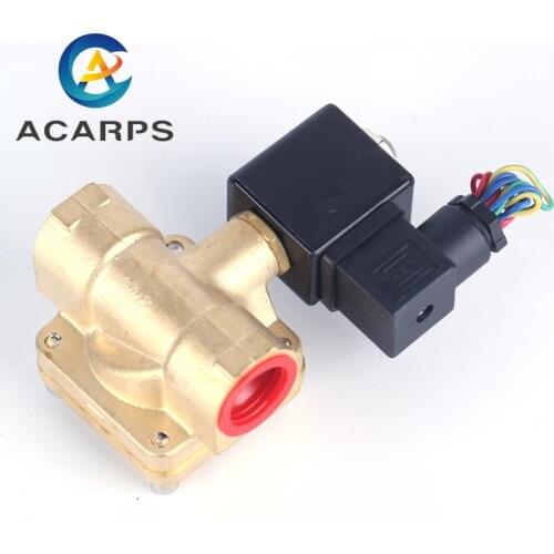 Electric Normally Closed 12v 220v 110v Solenoid Valve Water 3/4 for Water Air Gas