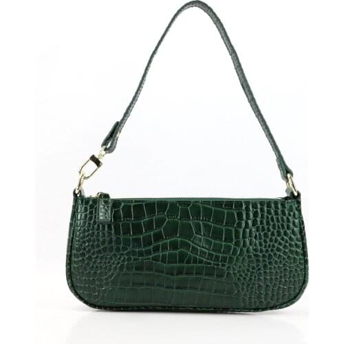 New Desginer Bag Women Embossed Crocodile Leather Handbag Fashion Ladies Shoulder Bag Under Arm Leather Bag Purse