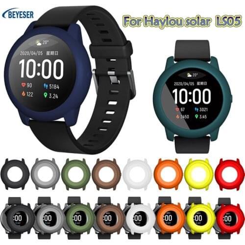 New Arrival Hot Sale Soft Silicone Shell Anti-Explosive Protective Cases Cover Frame Suitable For Haylou Solar LS05 Smart Watch