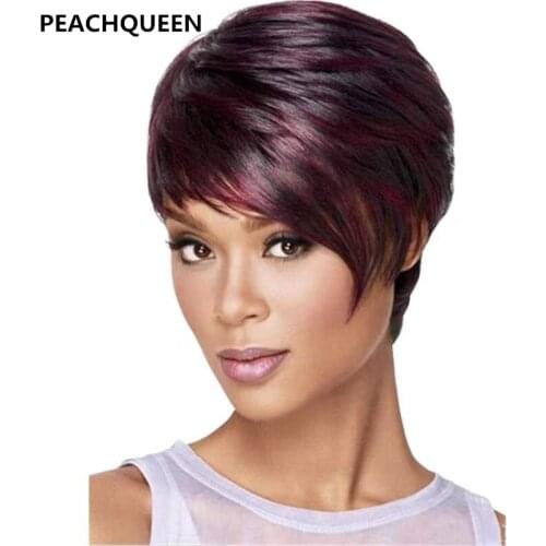 Synthetic Wigs Peach Queen China
