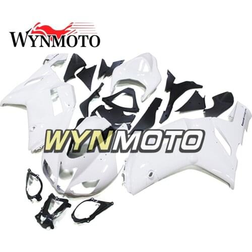 Full Pearl White Fairings For Kawasaki ZX-6R 07 08 ZX6R 2007-2008 Year Injection ABS Plastics Motorbike Bodywork Cover Panel New