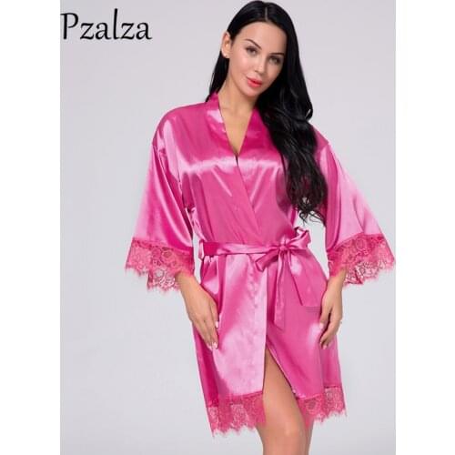 Pzalza Women's Satin Robes
