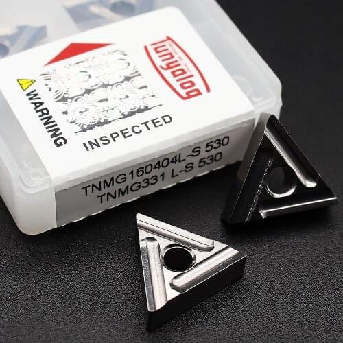 TNMG160404 TNMG160408 L S 530 CNC Lathe Tool Metal Ceramic Insert CNC Turning Carbide Insert For steel