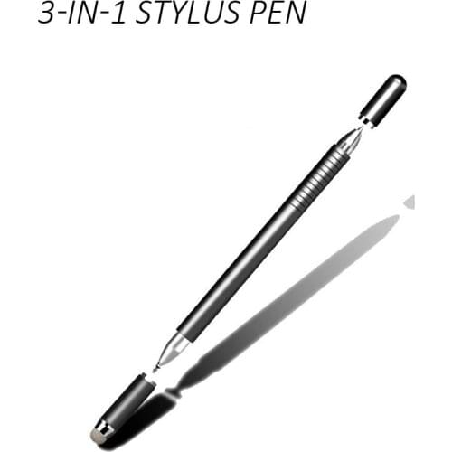Universal Stylus Pen 3 in 1 Three Nibs For Android ipad Air Surface Tablet IOS Windows xiaomi Samsuang Screen Touch Pencil