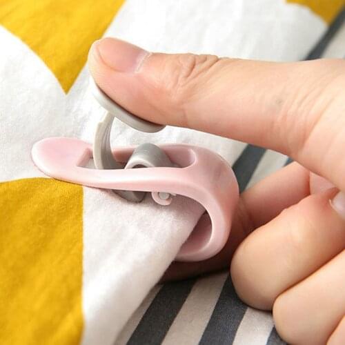 1/6pcs Blanket Clip Holder Non-slip Plastic Buckle Accessory Serrated Anti-skid High Elasticity Clip Cover Duvet Sheet Fixer