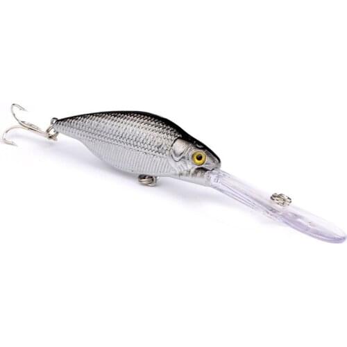 POETRYYI 1pcs Plastic Minnow Fishing Lures 11.5cm/9.2g Hard Wobblers Deep Diving Crankbaits isca artificial wobbler pesca