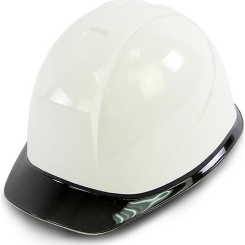Construction Safety Helmet with Clear Brim, 6-Point Suspension, Damping Cotton, Adjustable Hard Hat for Climbing, Outdoor