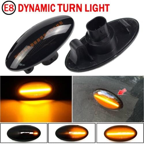 2pcs LED Side Marker Light Repeater Lamp For Suzuki Swift Jimmy Vitara SX4 S-Cross Alto For Fiat Sedici Opel Vauxhall Agila