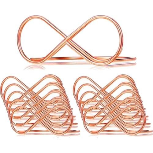 20Pcs Table Number Holder Stands Place Card Holder Bow Shape Table Number Holder Metal Place Card Holders