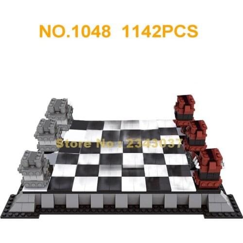 Ausini 27907 1142pcs Castle International Chess Building Blocks With Many Player Toy