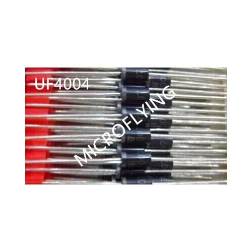 50PCS UF4004 UF4OO4 1A 400V DO-41 Rectifier diode