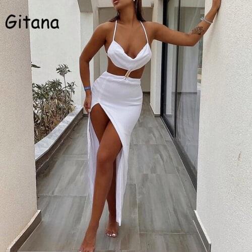 Gitana Summer Dresses With A Slit