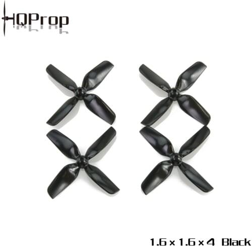 HQPROP 40mm 1.6X1.6X4 4-Blade Micro Whoop ABS Propeller 1mm 1.5mm for RC FPV Racing Freestyle Tinywhoop Mobula7 Drones