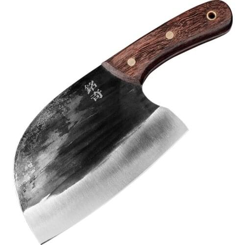 Handmade Kitchen Knives Meat Cleaver High Carbon Steel Chinese Cleaver Kitchen Chopper Chops Bone Knife Chef Knife