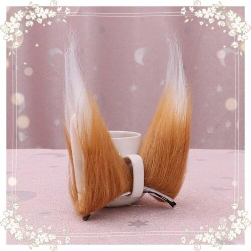 Fox Cat Ear Faux Fur Hair Hoop Clip Multicolor Animals Ear Headbands Cosplay Costume Cartoon Lolita Party Hair Accessories