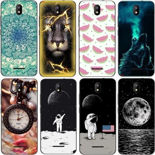 Fashion Soft silicone TPU Back Cover For BQ 5045L WALLET Phone Funda Case For bq 5045l wallet Cute Cartoon Case