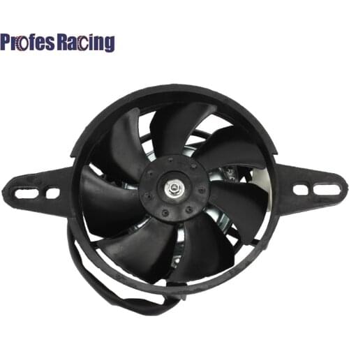 Motorcycle Cooling fan Oil Cooler Electric Radiator Engine Radiator Fit for 150cc 200cc 250cc ATV Quad Go Kart Buggy Motocross