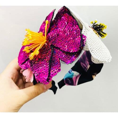 Headband Bow Big Light Flower Hair Accessories, Headband for Women, Headband, Fashion Hairband