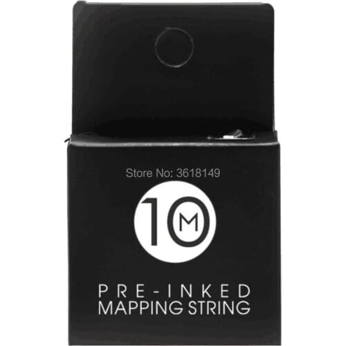 Pre-Inked Mapping String Measuring Tool for Marking Symmetrical Eyebrow 10 Meters/32 Feet Microblading String for Brow