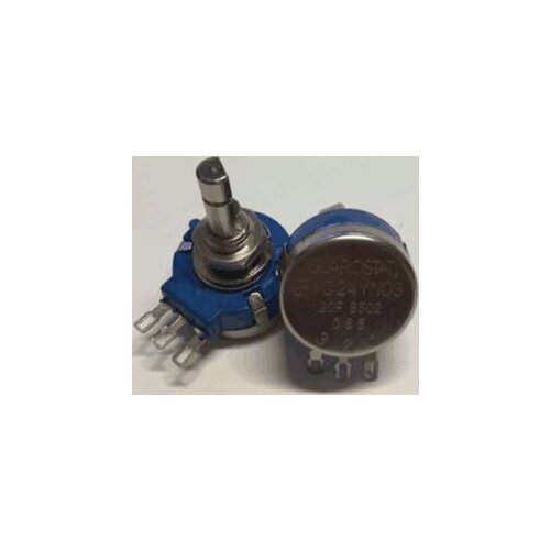 RVQ24YN03-20F B102 B502 B103 Half Shaft 2W Single Rotary Carbon Film Potentiometer Pot x 10PCS