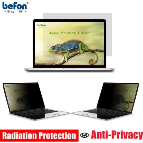 Befon 13.3 Inch Privacy Filter Screen Protective film for Widescreen 16:9 Laptop Notebook Screen Protector 294mm * 165mm