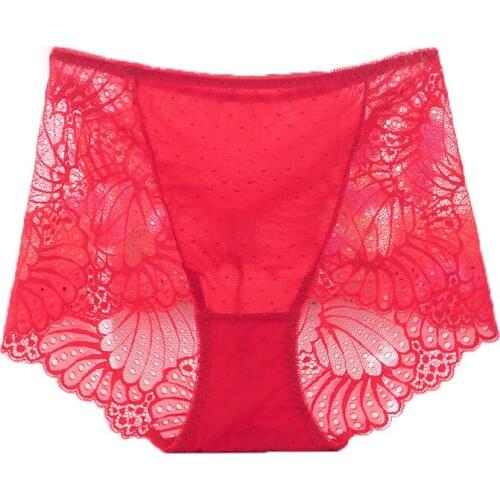 Women Panties Sexy Panties Lace Briefs Sexy High Waist Panties for Lady Lingerie Culotte