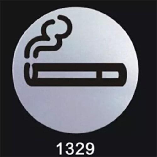 Smoking room sign Aluminum plastic board room warn sign wall door adhesive smoking sign stickers
