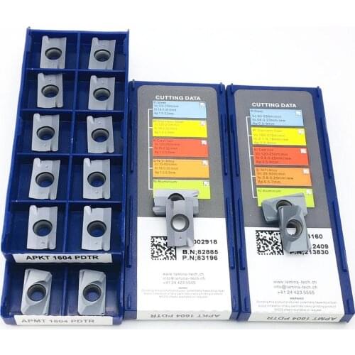 10 pcs APKT1604 PDTR LT30 APMT1604 PDTR LT30 turning inserts external milling cutter CNC lathe parts tool APMT1135