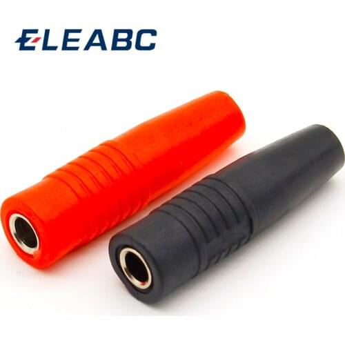 10Pcs Brass 4mm Banana Female Insulated Jack Plug Wire Solder Connector