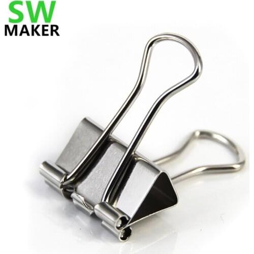 New type 19mm/25mm/32mm Luxury silver color Clips for Heatbeds Foldback Bulldog Glass Bed Clip for DIY Reprap 3D Printer