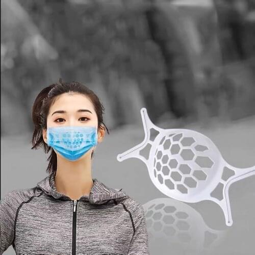 3D Adult Mask Holder Separate Nose Mouth Support Breathing Assist Inner Cushion Bracket Silicone Mask Breathable Holder