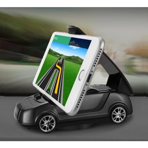 Auto Accessory Car Phone Holder Dashboard Toy Car Model Phone Mount Stand Car Bracket Cell Support Car Decor Interior Ornament