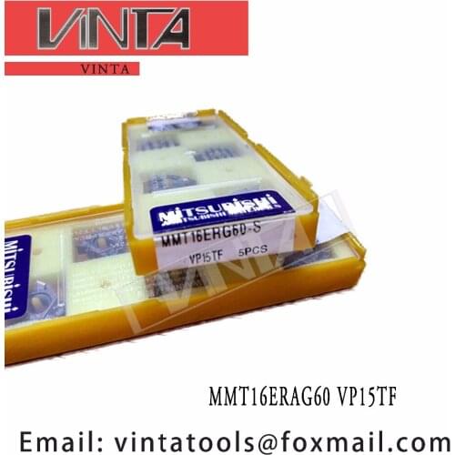 Free Shipping!High Quality MMT 16ER AG60 VP15TF CNC Carbide Inserts Milling Turning Blades Grooving Plates Cutters Cutting Tools