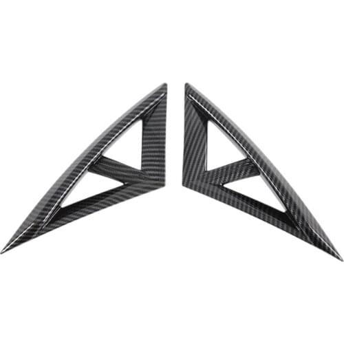 DHBH-for Hyundai Elantra 2021 2PCS ABS Car Front Fog Lamp Fog Light Taillights Cover Trim Car Styling Accessories