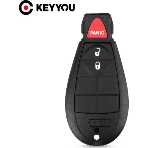 KEYYOU 3 Buttons Remote Smart Car Key Shell For Chrysler Town & Country Fit Jeep Grand Cherokee Dodge Magnum Durango Fob Case