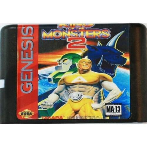 King Of TheMonsters 2 16 bit MD Game Card For Sega Mega Drive For SEGA Genesis