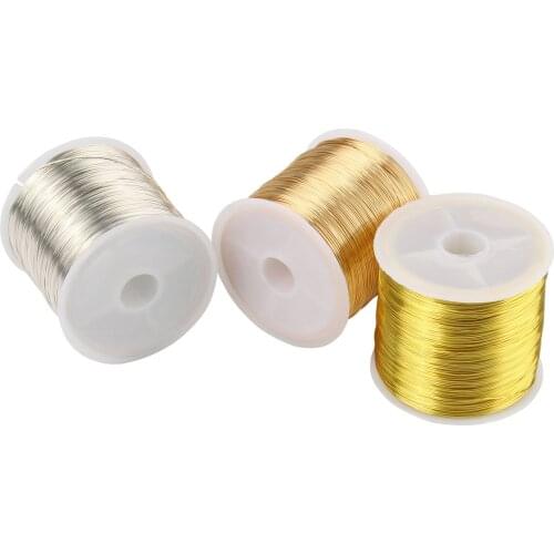 0.3-0.6mm copper wire for Bracelet Necklace DIY Colorfast Beading Wire Jewelry Cord String for Craft Jewelry Making rings