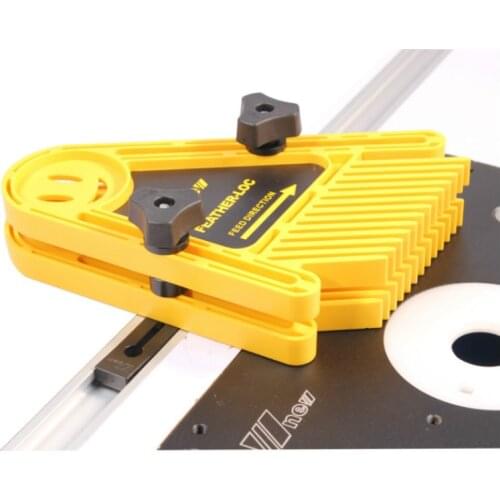 Multifunctional Feather Positioning Board Set Woodworking Engraving Machine Double Feather Board Bevel Cut Groove Table Saw