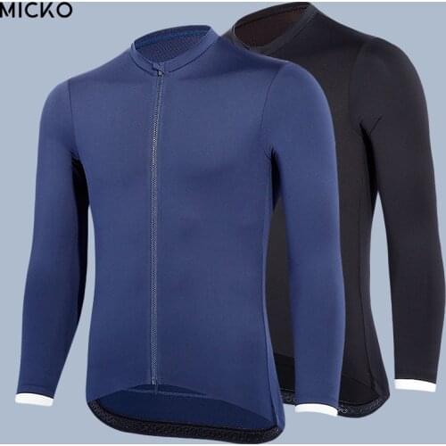 Micko Cycling Jersey Mens Spring, Summer and Autumn Professional Captain Long Sleeve Slim Cycling Shirt Mens Cycling Shirt Top